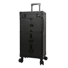 New Men large capacity Trolley Cosmetic case Rolling Luggage,Nails Makeup Toolbox,Multi-layer Beauty Salons Trolley Suitcases 2024 - buy cheap