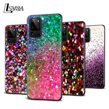 Glitter Sand Stone for Samsung Note 20 10 9 8 Ultra Plus A91 A81 A71 A51 A42 A41 A31 A21 A12 A11 A01 Black Phone Case 2024 - buy cheap