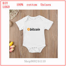 new born baby clothes bitcoin printed Newborn Baby Summer Short Sleeve Bodysuits baby Casual Playsuit One-Pieces baby romper 2024 - buy cheap