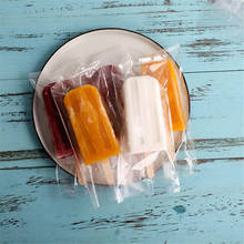 100PCS/lot Plastic Ice Pop Bag One-time Transparent Popsicle Bags Fridge Frozen Ice Cream Storage Bags 2024 - buy cheap