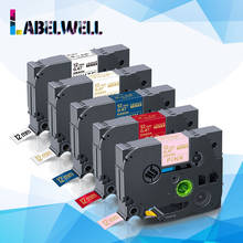 Лента для принтера Labelwell 5PK, совместимая с R231 RW34 R234 RN34 RE34, атласная лента для этикеток 2024 - купить недорого