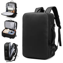 Mochila masculina de grande capacidade, mochila de laptop antifurto com carregamento usb, mochila escolar de 39l 2024 - compre barato