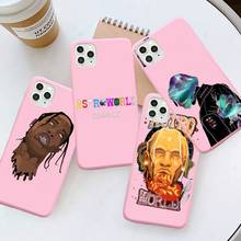 Funda de teléfono de Astroworld de Travis Scott, carcasa de Color caramelo para iPhone 11 pro, XS MAX, 8, 7, 6, 6S Plus, X, 5S, SE, 2020, XR 2024 - compra barato