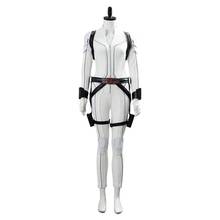 Adult Cosplay Natasha Romanoff Costume White Uniform Jumpsuit Outfit Halloween Carnival Costume Women 2024 - buy cheap