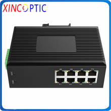 Conmutador Ethernet Industrial, conmutador de 8x10/100Base-T, Gigabit, 8 puertos, RJ45, Gigabit, Ethernet no gestionada, POE de red 2024 - compra barato