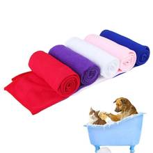 Soft Fast Drying Pet Puppy Dog Cat Microfiber Bath Towel Strong Water Absorption Pet Cleaning Supplies 2024 - buy cheap