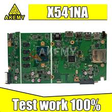 Akemy x541na n4200/n3350/n3700 4gb mainboard rev 2.1 para asus x541 x541n x541na placa-mãe do portátil 90nb0b30-r00031 frete grátis 2024 - compre barato