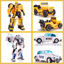 TaiBa Transformation YS-03B YS-03C White Bee Yellow Truck Police Model Warrior Alloy Action Figure Robot Toys 2024 - buy cheap