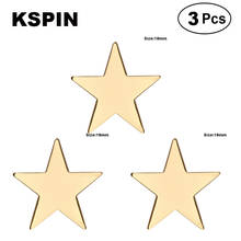 Gold Star 18mm Lapel Pin Brooches Pins Flag badge Brooch Badges 2024 - buy cheap