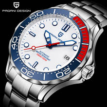 PAGANI DESIGN Top Brand 2020 Men Automatic Watch Fashion Men Mechanical Watches Curved Sapphire Mirror Waterproof Clock NH35 2024 - buy cheap