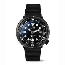 Relógio masculino para mergulho, relógio de pulso automático mecânico à prova d'água 200m, luminoso e preto 2024 - compre barato