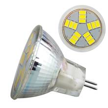 1pcs/lot LED glass MR11 Lamp bulb 12V 3W 6W 10W COB SMD LED GU4 Dimmable Lamp replace Halogen Spotlight Chandelier Free shipping 2024 - buy cheap
