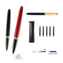 Jinhao caneta tinteiro de metal dourada 0.38/0.8, curva, textura de árvore, excelente escrita, negócios, escritório 2024 - compre barato