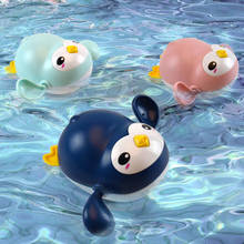 Clockwork animais brinquedos wind up piscina banho pinguim criança bebê piscinas de natação água flutuante brinquedo 2024 - compre barato