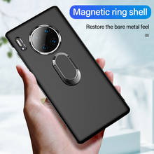 Ultra-thin Magnetic Holder Silicone Phone Case For Huawei Mate 30 20 P40 P30 P20 Lite Pro Honor Stand Finger Ring Bracket Cover 2024 - buy cheap