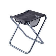 Mini cadeira dobrável portátil ultra leve, cadeira de pesca portátil para pintura ao ar livre, churrasco, acampamento, piquenique, trem e viagem 2024 - compre barato
