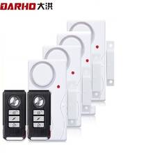 Darho Door Window Entry Security ABS Wireless Remote Control Burglar Alarm Magnetic Sensor Door Alert System Home Protection Kit 2024 - buy cheap