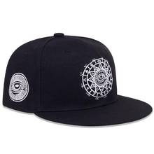 New Fashion Harajuku Men baseball cap women Casual Snapbacks Black grey eye embroidery Caps Hip Hop Hat sports hats Garros 2024 - buy cheap