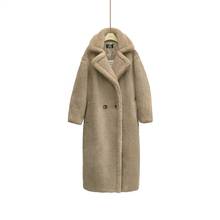 Abrigos de piel sintética para mujer, chaquetas de peluche de piel de cordero lisa, chaquetas de peluche cwf0004-5 2024 - compra barato