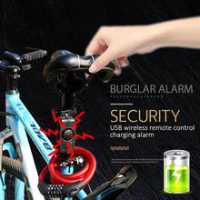 USB Charging Wireless Remote Alarm Vibration Motorcycle Bike Security Anti-theft 2024 - buy cheap