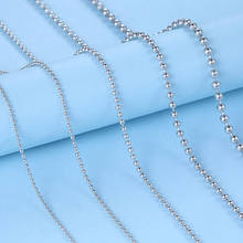 Lo paulina-corrente feminina de prata esterlina 100%, corrente de corrente 2mm, 925mm, 1.2mm, 40cm/45cm, 1.5mm, 45cm, lp200312 2024 - compre barato