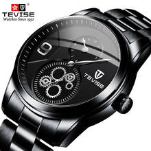 Tevise relógio masculino mecânico de aço inoxidável, relógio automático estiloso de luxo para homens 2020 2024 - compre barato
