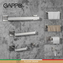 Gappo Bathroom Hardware Set Gold Black Chrome Robe Hook Single Towel Bar Robe Hook Black Paper Holder Bathroom Accessories 2024 - buy cheap