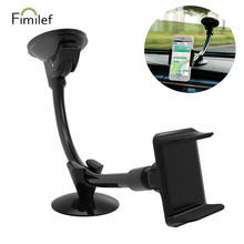 Fimilef-suporte universal para celular no painel do carro, braços longos, para-brisas, para iphone x, 8, 7 plus, 6, 6s plus 2024 - compre barato