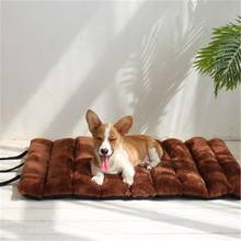 Portable Soft Dog Cat Pad Pet Winter Warm Mats Bed Pad Self Heat Rug Nest Thermal Washable Thickened Cotton Pillow Mat House 2024 - buy cheap