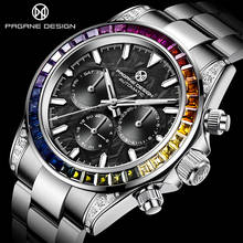 PAGRNE DESIGN Top Brand Men's Watches Sapphire Crystal Stainless Steel Waterproof Automatic Mechanical Watches Relogio Masculino 2024 - buy cheap