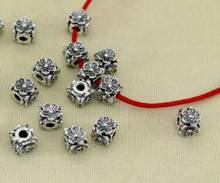 5mm 20pcs/1lot Tibetan Silver flower Bead Antique Loose Bead Spacer Connectors for DIY Jewelry Making bracelet dgf3s 2024 - buy cheap
