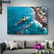 Modern Nordic Beach Landscape Pictures Scandinavian Poster Decoration Print Canvas Painting Wall Art Living Room Home Decoration 2024 - buy cheap