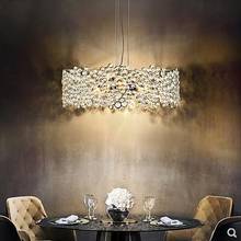 Crystal chandelier post-modern Nordic luxury circular designer circular living room restaurant creative personality bedroom lamp 2024 - buy cheap