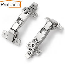 Probrico 4Pair Soft Close Kitchen Cabinet Corner Folded Hinge 165 Degree Concealed Combination Cupboard Door Hinge for Furniture 2024 - buy cheap