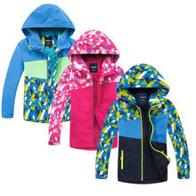 New Spring Autumn Child Kid Clothes Baby Boy Girl Jacket Windproof Waterproof Double-deck inner Polar Fleece Outwear 2024 - buy cheap