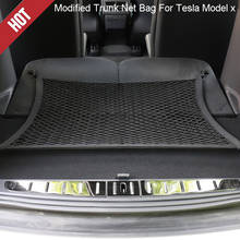 For Tesla Model X Car Trunk Net Elastic Luggage Net Cargo Organizer Storage Nylon Mesh Nets Stretchable 2024 - buy cheap