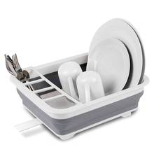 Foldable Dish drainer Bowl Dish drying rack Kitchen Countertop Storage Organizer Shelf Cup Plate holder Utensils Holder 2024 - buy cheap