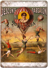 Dabsalon-letrero de lata de Miss Siena Circus, decoración artística de pared, letrero de metal retro de aluminio vintage 2024 - compra barato