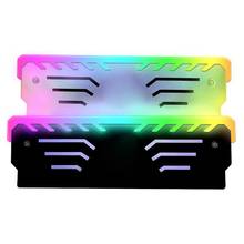 Новейшая модель; 3pin теплоотвод ОЗУ RGB 256 Цвет радиатор DDR3 DDR4 памяти охлаждения теплоотвод радиатор для настольных ПК компьютер 2024 - купить недорого