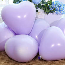 12inch Heart Shaped Macarone Balloons Wedding Room Decoration Scene  Supplies Creative Advertisement Proposal Birthday Party 2024 - buy cheap