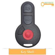 Keyecu capa de chave de carro com controle remoto, para volkswagen cabrio beetle golf passat jetta, substituição fob 3 + 1/ 4 botões 2024 - compre barato
