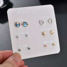 YADA Fashion Star&Moon shape Earring Set Statement Crystal Bohemian Earring For Women Jewelry Heart love ins Earrings ER200155 2024 - buy cheap