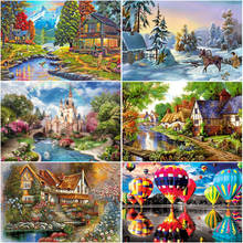 5D DIY Diamond Painting landscape Diamond Embroidery Full Square/Round Mosaic picture of Rhinestones Wall Art Home Decortion 2024 - buy cheap