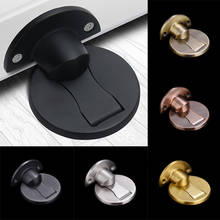 Alloy Magnet Door Stops Magnetic Door Stopper Non-punch Door Holder Hidden Doorstop Furniture Door Hardware 2024 - buy cheap