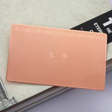 Персонализированная Роза золотая металлическая карточка членская карта покрытие карта 2024 - купить недорого