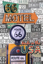 Gas Station Laundry Room Decor Route 66 Home Decoration Modern Decor for Kitchen Man Cave Garage Vintage Metal Plate Toilet Sign 2024 - buy cheap