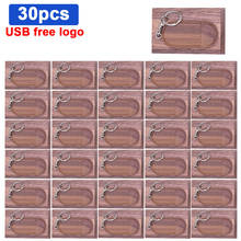 30pcs/lot  Creative Wooden Gift Usb Flash drive Pendrive 2.0 Pen Drive 32GB 64GB 128GB Memory Stick Card Disk On Key free logo 2024 - buy cheap