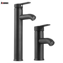 Black Stainless Steel Single Handle Bathroom Basin Faucet Sink Washbasin Faucet Cold/Hot Mixer Basin Sink Tap Accessories 2024 - buy cheap