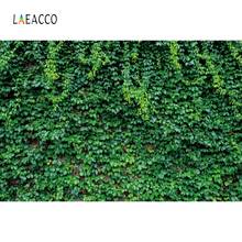 Laeacco Green Grass Leaves Wooden Board Portrait Baby Photography Backgrounds Customized Photographic Backdrops For Photo Studio 2024 - buy cheap