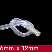 Transparent Flexible Silicone Tube ID 6mm x 12mm OD Food Grade Non-toxic Drink Water Rubber Hose Milk Beer Soft Pipe Connect 2024 - buy cheap
